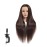 Training Head 26-28 Mannequin Head Hair Styling Manikin Cosmetology Doll Head Synthetic Fiber Hair Hairdressing Training Model Free Clamp (1711D0420)