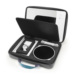 RIKI SKINNY Vanity Mirror Carry Case (Large) | multifunctional makeup bag, light weight and portable, protect the makeup mirror from shattering Grey RIKI SKINNY Vanity Mirror Carry Case (Large) | multifunctional makeup bag, light weight and portable, protect the makeup mirror from shattering Grey