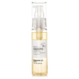 NATURELAB. TOKYO Perfect Smooth Hair Oil: Heat and Color Protection, Enhances Smoothness and Shine to Untamed Hair I 1.7 FL OZ / 50ml