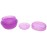 Beauticom 10G/10ML Frosted Container Jars with Inner Liner for Scrubs, Oils, Salves, Creams, Lotions, Makeup Cosmetics, Nail Accessories, Beauty Aids - BPA Free (6 Pieces, LIGHT Purple)