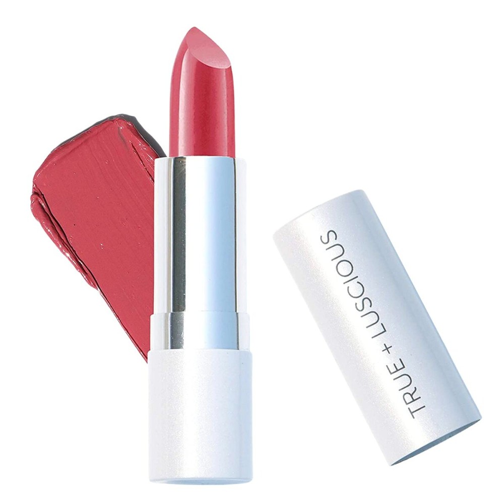 True + Luscious Super Moisture Lipstick - Clean, Vegan and Cruelty Free - Lasting Hydration for Dry Lips with a Satin Finish - Vintage Rose True + Luscious Super Moisture Lipstick - Clean, Vegan and Cruelty Free - Lasting Hydration for Dry Lips with a Satin Finish - Vintage Rose