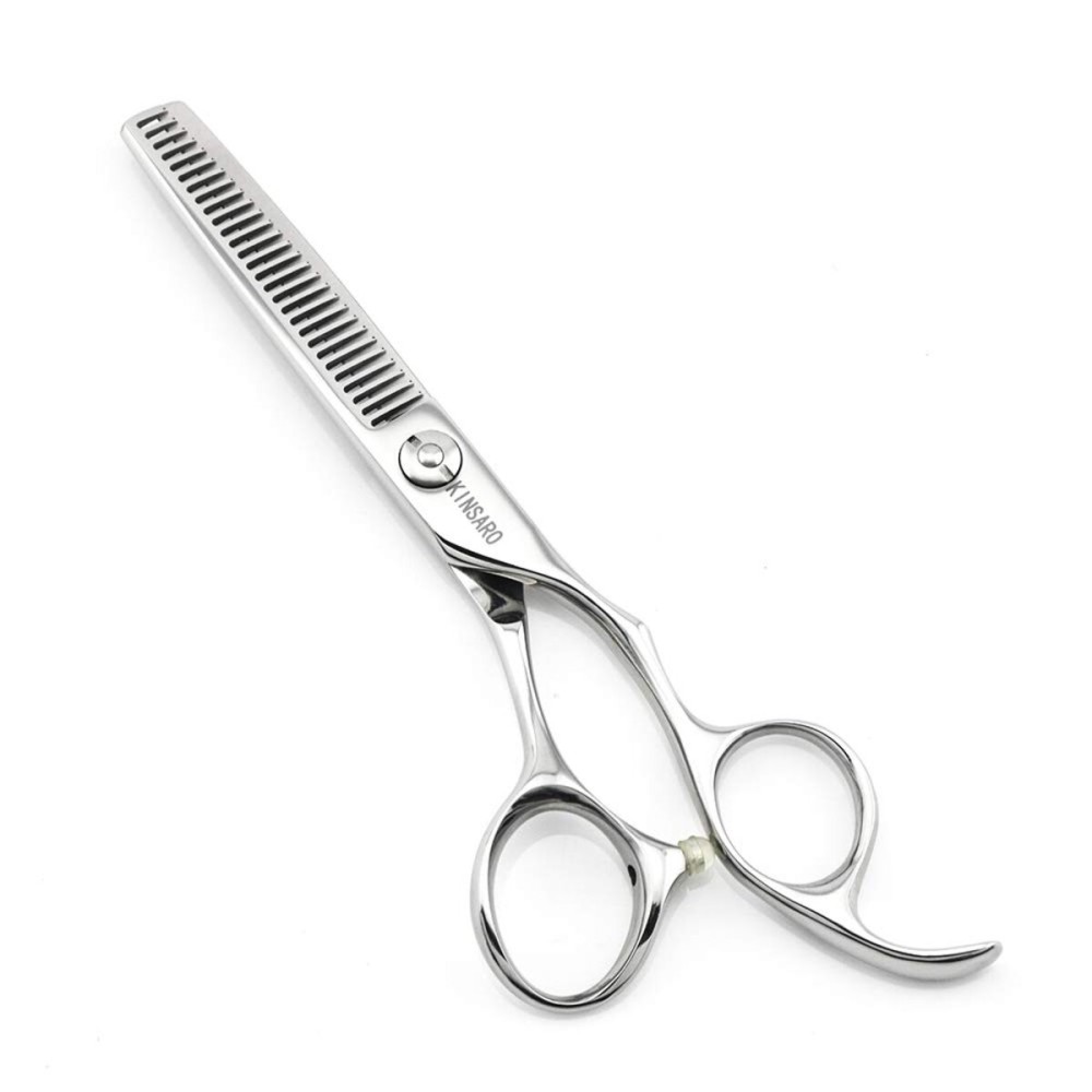 5.5 Barber Hair Thinning Scissors 440C Professional Thinning Shears Barber Shears 28 Teeth Convex Edge KINSARO