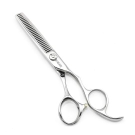 5.5 Barber Hair Thinning Scissors 440C Professional Thinning Shears Barber Shears 28 Teeth Convex Edge KINSARO