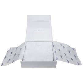 France Luxe Body French-Style Bath Mitt 2-Pack - White/White France Luxe Body French-Style Bath Mitt 2-Pack - White/White