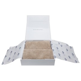 France Luxe Body French-Style Bath Mitt 2-Pack - Tan/Tan