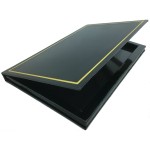 Large Empty Makeup Palette with Mirror and 20 Metal Stickers for Customizing Eyeshadows, Highlighters, and Blushes