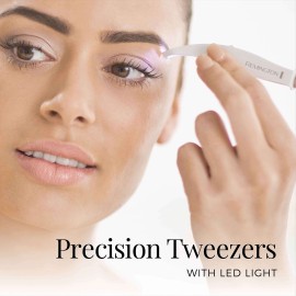 Remington Reveal Lash & Brow Kit, Heated Eyelash Curler and Precision Tweezers with LED light (EC300B) Remington Reveal Lash & Brow Kit, Heated Eyelash Curler and Precision Tweezers with LED light (EC300B)