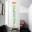 Wland 7 inches x 51 inches A to Z 26 Alphabets Letters Measurement Growth Chart Removable Vinyl Wall Decals Stickers for Children Room Nursery