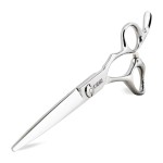 6 Professional Hair Scissors Cutting Shears 440C Hair Cutting Haircut Scissors Sharp Barber Shears Convex Edge KINSARO