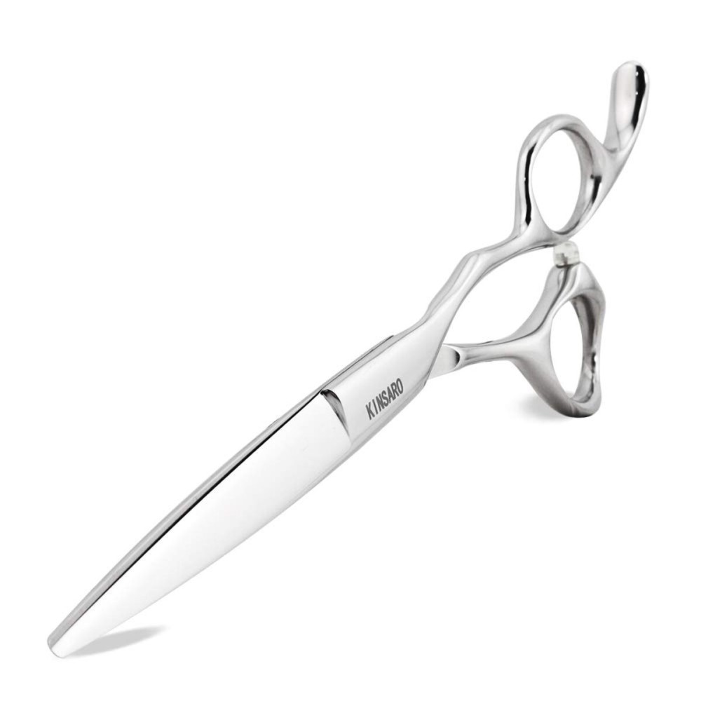 Professional Hair Shears 6 Silvery Blind Hole Sharp Hair Cutting Scissors Haircut Barber Scissors Barber Shears Convex Edge 440C KINSARO Professional Hair Shears 6 Silvery Blind Hole Sharp Hair Cutting Scissors Haircut Barber Scissors Barber Shears Convex Edge 440C KINSARO