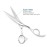 Professional Hair Shears 6 Silvery Blind Hole Sharp Hair Cutting Scissors Haircut Barber Scissors Barber Shears Convex Edge 440C KINSARO