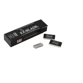 EZ BLADE Double Edge Razor Blades. 100 Count For Straight Razor Or Safety Razor