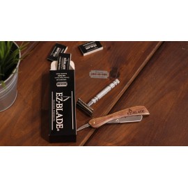 EZ BLADE Double Edge Razor Blades. 100 Count For Straight Razor Or Safety Razor