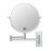 LANSI Wall Mounted Makeup Mirror, 10x/1x Double-Sided Magnifying Mirror, 360 Extendable Arm Bathroom Mirror, 8 inch Vanity Mirror for Makeup or Shaving Chrome Finish