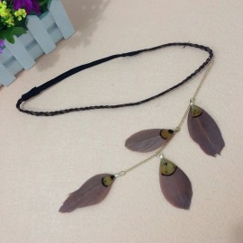 Women Lady Bohemian Tassels Hairband Headwear Hippie Feather Headband Hair Hoop Handmade Indian Fascinator Headband Hair Bands Headdress Hair Accessories (B) Women Lady Bohemian Tassels Hairband Headwear Hippie Feather Headband Hair Hoop Handmade Indian Fascinator Headband Hair Bands Headdress Hair Accessories (B)