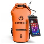 Earth Pak Waterproof Dry Bag with Zippered Pocket - Waterproof Dry Bag Backpack Keeps Gear Dry Kayak - Waterproof Phone Case