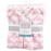 Hudson Baby Unisex Baby Plush Sleeping Bag, Sack, Blanket, Pink Clouds Plush, 6-12 Months