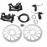 BlueSunshine BB8 Front and Back Disk Brake Kit - 160mm for 80cc Gas Motorized Bicycle (BB8 Disk Brake Kit - G3-3)