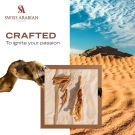 Swiss Arabian Shaghaf Oud - Luxury Products From Dubai - Long Lasting, Addictive Personal EDP Spray Fragrance - Seductive Signature Aroma - 2.5 Oz