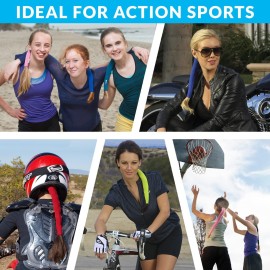 Wrapter Pony Tail Hair Wrap (Purple)