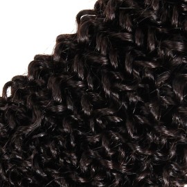 ISEE Hair 9A Grade Mongolian Kinky Curly Hair Extension Virgin Human Hair Weaving One Bundles Kinky Curly Virgin Hair 100% Human Hair Weaves Extension Mongolian Virgin Hair (24/26/28 Inch)