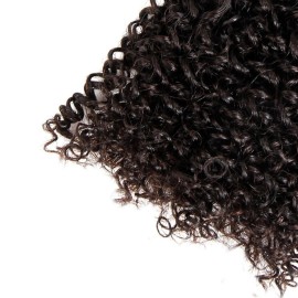 ISEE Hair 9A Grade Mongolian Kinky Curly Hair Extension Virgin Human Hair Weaving One Bundles Kinky Curly Virgin Hair 100% Human Hair Weaves Extension Mongolian Virgin Hair (24/26/28 Inch)