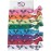 Multi-Colored Tennis Hair Ties for Girls, No Crease Elastics with Tennis Racket Design, Ponytail Ties for Tennis Players (8 pcs) - by SPORTYBELLA