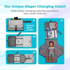 Bundle of Joy Deluxe New Baby Boy Gift Set | Baby Essentials for Expecting Moms & Parents | 25-Piece Newborn Gift Basket Hamper Layette Set for Gender Reveal | Blue - Nikki\'s Gift Baskets