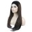 Aimole Long Straight 3/4 Women\'s Wigs with Black Headband Hair Synthetic Hair(6 Chestnut Brown)