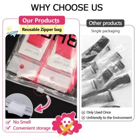 Colored Clip in Hair Extensions 20 10pcs Straight Fashion Hairpieces for Party Highlights Pink