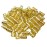 Hyamass 50pcs Aluminum Hollow Out Dreadlocks Beads Metal Hair Ring Decoration Braiding Hair Jewelry (Gold)