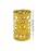 Hyamass 50pcs Aluminum Hollow Out Dreadlocks Beads Metal Hair Ring Decoration Braiding Hair Jewelry (Gold)