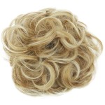 CAISHA Big Hairpiece Scrunchy Updo Bridal Hairstyle curly Messy Bun Blond Mix G20E