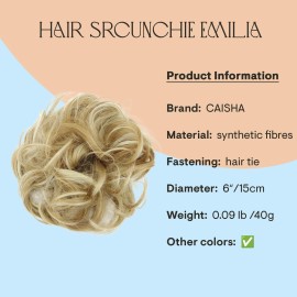 CAISHA Big Hairpiece Scrunchy Updo Bridal Hairstyle curly Messy Bun Blond Mix G20E