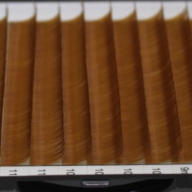 Scala Thickness 0.10mm C Curl Light Brown/Dark Brown/Black-Brown False lashes Individual Eyelash Extension Natural False Eyelashes (13mm, Light Brown)