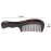 Large-Size Natural CHACATE PRETO Wooden Comb - Exquisite Workmanship Smooth Mellow Handle- Handmade No Static Fine Tooth Hair Comb