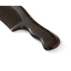 Large-Size Natural CHACATE PRETO Wooden Comb - Exquisite Workmanship Smooth Mellow Handle- Handmade No Static Fine Tooth Hair Comb
