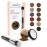 NuBeauti Root Touch Up Powder - True-to-Nature Hairline Concealer with 11 Shades - Fragrance-Free, Talc-Free, Paraben-Free (With Brush, Dark Brown)