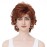 Aimole Short Curly Wig Synthetic Hair Women Natural Wigs (130 Fox Red)