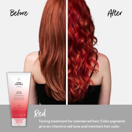 FOUR REASONS Color Mask - Red - (27 Colors) Toning Treatment, Color Depositing Conditioner, Tone & Enhance Color-Treated Hair - Semi Permanent Hair Dye, Vegan and Cruelty-Free, 6.76 fl oz FOUR REASONS Color Mask - Red - (27 Colors) Toning Treatment, Color Depositing Conditioner, Tone & Enhance Color-Treated Hair - Semi Permanent Hair Dye, Vegan and Cruelty-Free, 6.76 fl oz