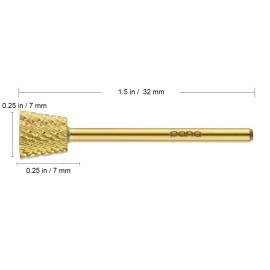 Pana 3/32 4 Week Backfill Nail Carbide Bit - for Electric Dremel Drill Machine (Coarse, Gold (Inverted Backfill)) Pana 3/32 4 Week Backfill Nail Carbide Bit - for Electric Dremel Drill Machine (Coarse, Gold (Inverted Backfill))