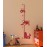 Wall Decor Plus More Farm Tractor Growth Chart Height Ruler Vinyl Boy Bedroom Art Stickers Red