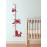Wall Decor Plus More Farm Tractor Growth Chart Height Ruler Vinyl Boy Bedroom Art Stickers Red