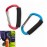 2X Carabiner Hook - 5.4 Large Aluminum D-Style Carry Handle with Sponge for Shopping Bags Handbag Tote Stroller Carrying
