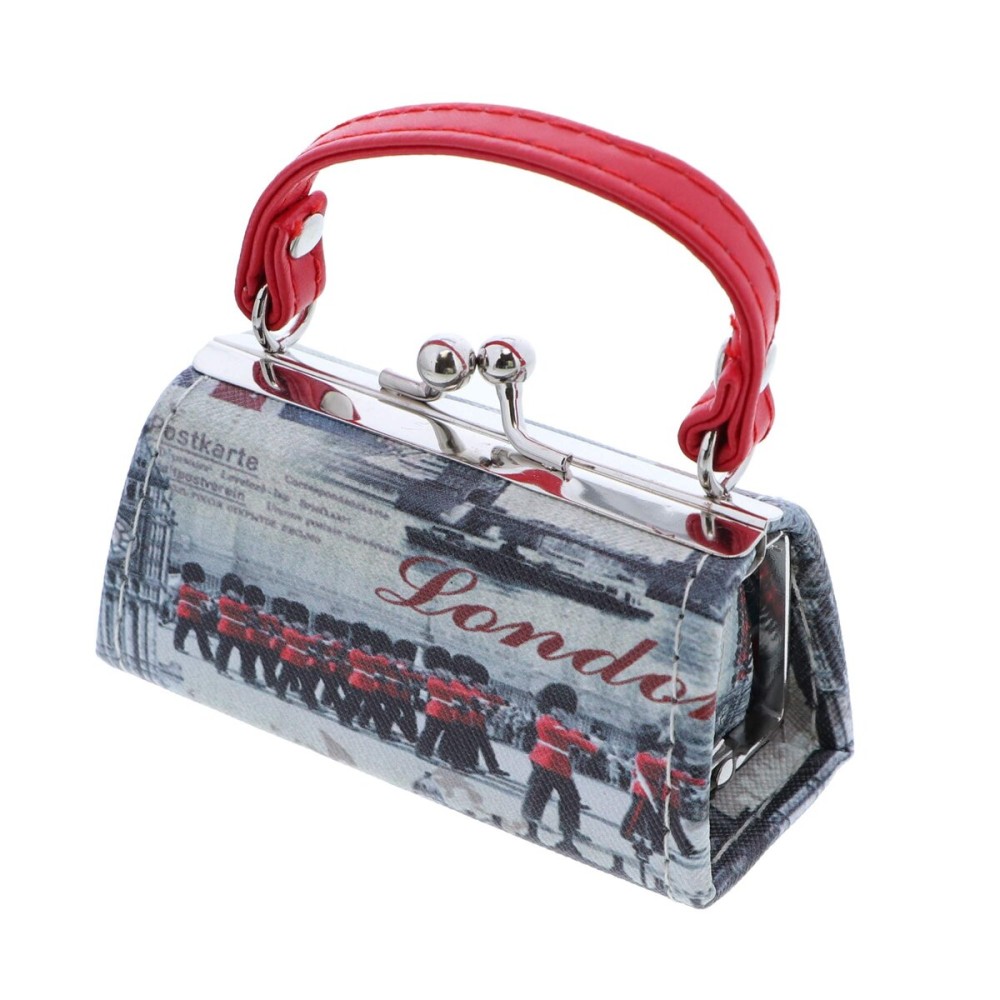 Souvenir Lipstick Case with Handle Mini Purse - London Souvenir Lipstick Case with Handle Mini Purse - London