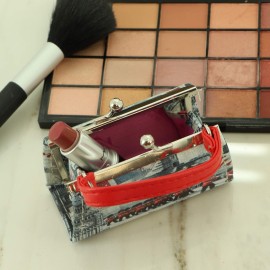 Souvenir Lipstick Case with Handle Mini Purse - London Souvenir Lipstick Case with Handle Mini Purse - London