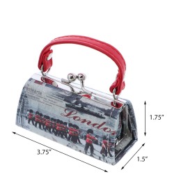 Souvenir Lipstick Case with Handle Mini Purse - London Souvenir Lipstick Case with Handle Mini Purse - London