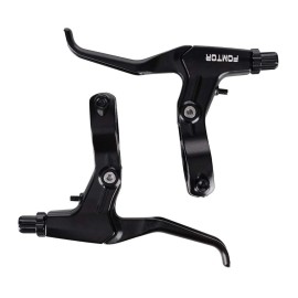 FOMTOR Bike Brake Levers Universal Aluminum Alloy Brake Handle 2.5 Finger for Mountain Bike, Kids Bike, Folding Bike, MTB BMX (2.2cm)