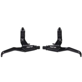 FOMTOR Bike Brake Levers Universal Aluminum Alloy Brake Handle 2.5 Finger for Mountain Bike, Kids Bike, Folding Bike, MTB BMX (2.2cm)