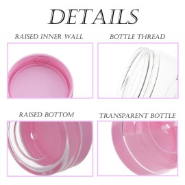 ZEJIA 5 Gram Sample Containers with Lids, Mini Makeup Containers, Empty Plastic Travel Cosmetic Containers with Labels(50 Count, Pink Lid) ZEJIA 5 Gram Sample Containers with Lids, Mini Makeup Containers, Empty Plastic Travel Cosmetic Containers with Labels(50 Count, Pink Lid)